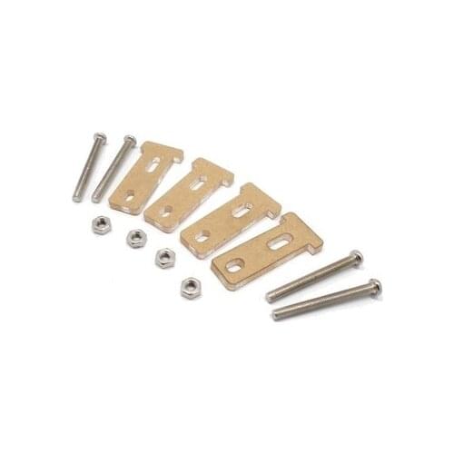 4pcs/lot Acrylic TT DC Geared Motor Bracket Holder Mount For Smart Car Robot Parts Diy Tracked Crawler Caterpillar Track RC Toy