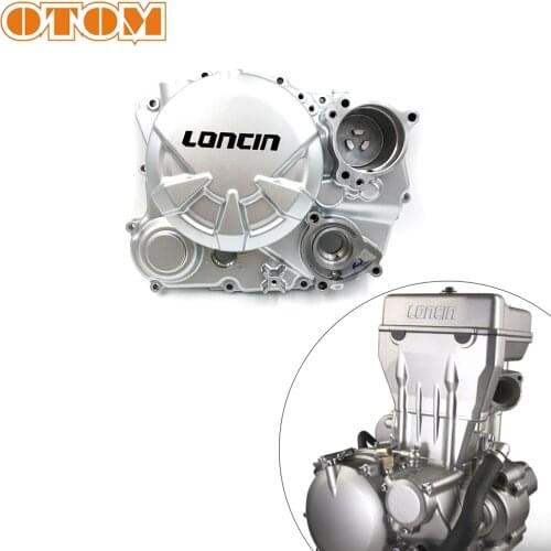 OTOM Motorcycle Right Engine Clutch Trigger Crank Case Cover Aluminum Protective Guard For LONCIN YF300 LX300 Retro 300AC VOGE