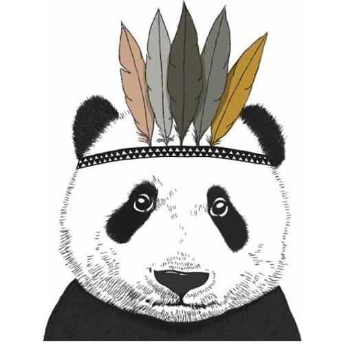 Panda Car Sticker Motorcycle Decals Vinyl Material Waterproof Sunscreen Accessories for Windshield Bumper,13cm*10cm