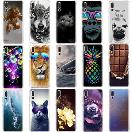 Case for huawei P20 case cover for huawei p20 pro case back cover silicone 360 full protective P 20 pro Coque etui clear