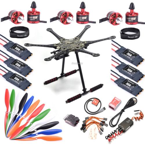 DIY RC S550 / F550 PCB Set 6-axis Aircraft Kit Frame 8N GPS Pixhawk 2.4.8 Flight Control 2212 920KV Motor 40A Brushless ESC