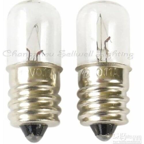 E12 t13x33 A317 GOOD!miniature bulbs lighting 12v 0.11a