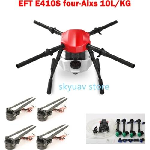 EFT E410S 10L Agricultural Spray Drone Kit 410S 10KG Brushless Sprayer Frame with X8 Power System