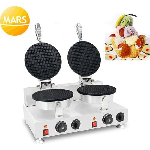 Electric Egg Roll Maker 220V 110V Ice Cream Cone Machine Crispy Pizza Pancake Machine Non-stick Egg Cake Oven Breakfast Machine