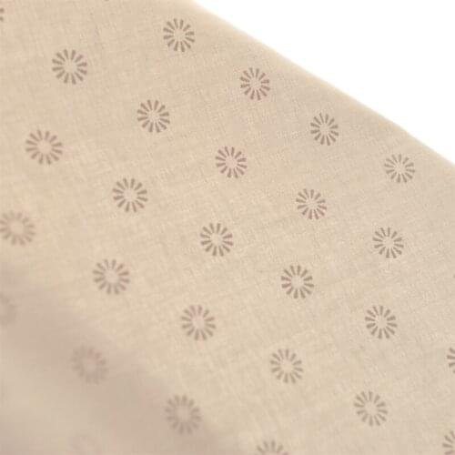 Quality cotton and linen tissu Daisy print fabric Dress of long skirt and cheongsam fabrics