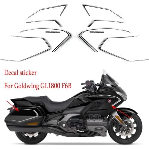 Stickers Decal For HONDA Goldwing GL1800 GL 1800 Tour Trunk Luggage Cases Tank Pad Protection Emblem Badge Logo 2018 2019 2020