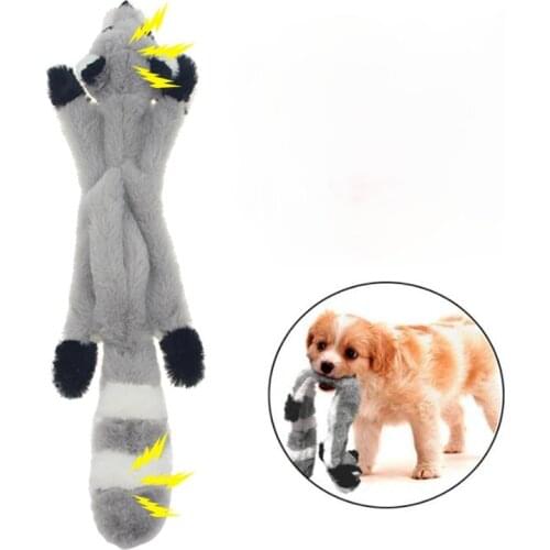 2021 New cute plush toys squeak pet wolf rabbit animal plush toy dog chew squeaky whistling involved squirrel dog toys