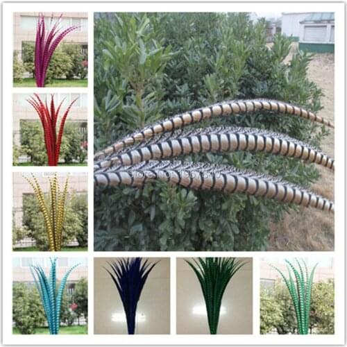 Wholesale 50 / lot beautiful copper chicken side tail feathers long 70-80 cm / 28-32 inch multiple colors optional