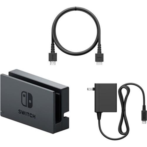 Original Charging AC Adapter for NS Switch Charging Dock AC Adapter Power Cable + Original Cable Cord Set TV Station Stand