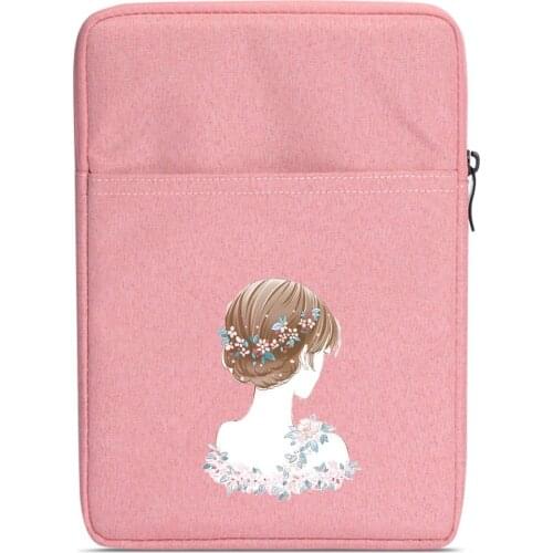 Cute print Zipper Sleeve Bag Case For pocketbook 740 kindle 3 keyboard kobo aura edition 7.8'' ereader sleeve Pouch Handbag