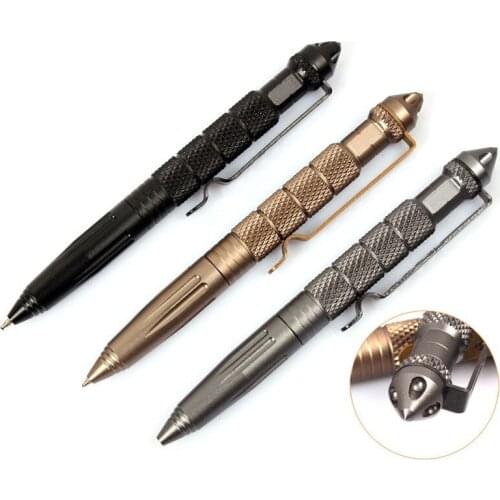 Tactical Pen Glass Breaker Convenient Portable Sharp Anti-skid Brand New Survival Aviation Aluminum Self Defense Tool#87682