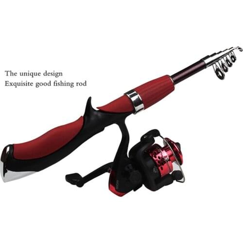 1.4m 130g Telescopic Protable Carbon Spinning Casting Fishing Rod Ice Fishing Rod Sea Rod Fly Fishing Rod