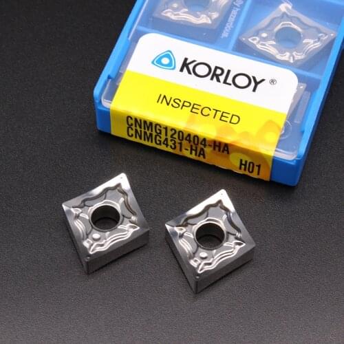 10pcs CNMG120404 HA H01 Aluminum Turning Inserts Blade Carbide CNMG 120404 cnc Lathe Cutter Aluminum Copper Tool