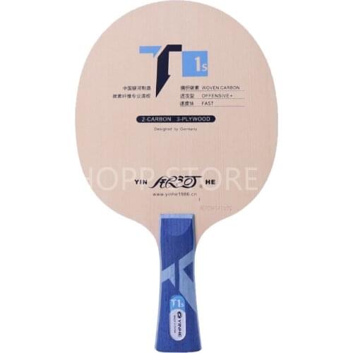 YINHE T-1S / T1S Table Tennis Blade (Hinoki Carbon SCHLAGER Structure) Original YINHE T1 Racket Galaxy Ping Pong Bat / Paddle
