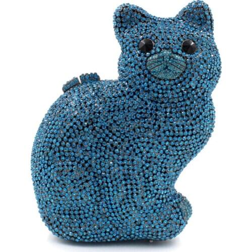 BL042 Luxury diamante evening bags colorful clutch bags women party purse dinner bags crystal handbags gemstone wedding bags