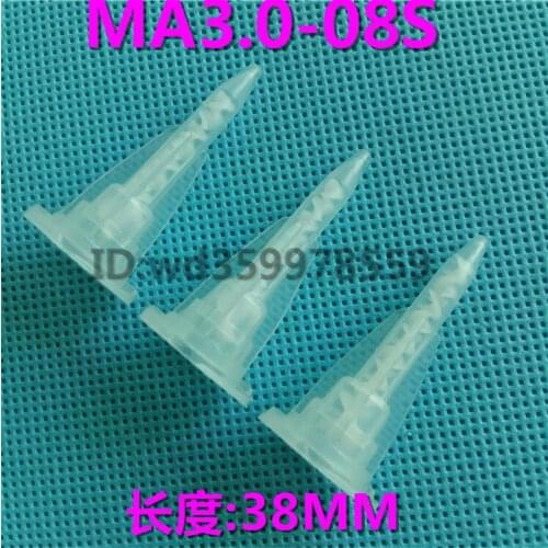 1000PCS/LOT Epoxy Resin Static Mixer MA3.0-8S Bayonet Mixing Nozzles for Duo Pack Epoxies