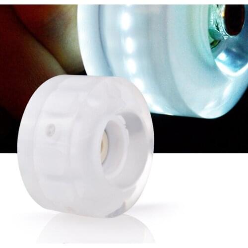 4pcs Luminous Light Up Roller Skate Wheels Bearings Roller Recreational Hockey Skating Accessories LED Flashing Roller Wheels