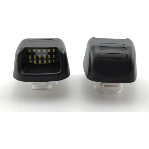 White Red 18SMD LED Car Number License Plate Lights for Nissan Navara D40 Frontier Armada Titan Xterra Suzuki Equator