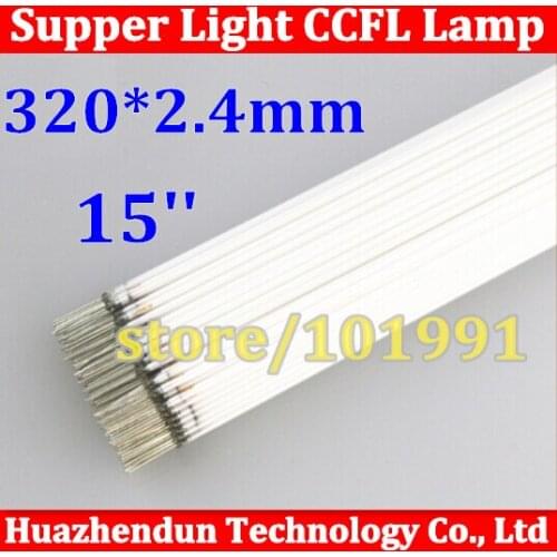 Free Shipping 10pcs 320MM*2.4MM 15'' LCD CCFL lamp backlight CCFL backlight tube,320 MM length CCFL light