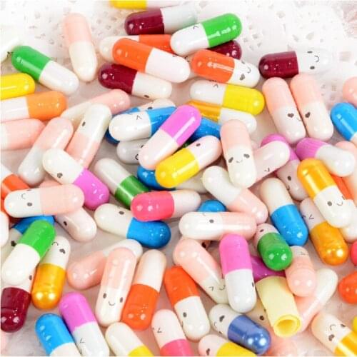 Decoration colorful empty capsules hard gelatin empty love capsules 200pcs a lot