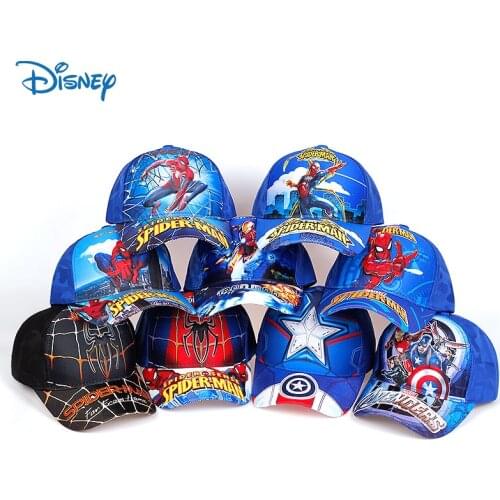 Disney Marvel Cap Baseball Cap Cotton Adjustable Camouflage Childrens Hat Children Boys Girls Outdoor Hat Superhero Hip Hop Hat
