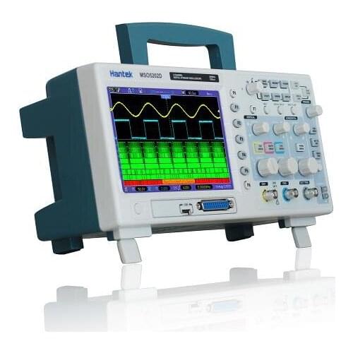 Hantek 200MHz MSO5202D Mixed Signal Digital Oscilloscope 16 Logical Channels +2 Analog Channels + External Trigger Channel