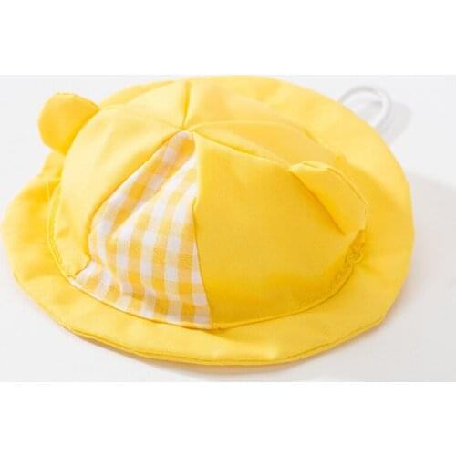 Cotton Cartoon Dog Print Bucket Hat Fisherman Hat Outdoor Travel Hat Sun Cap Hats for Dog and Cat