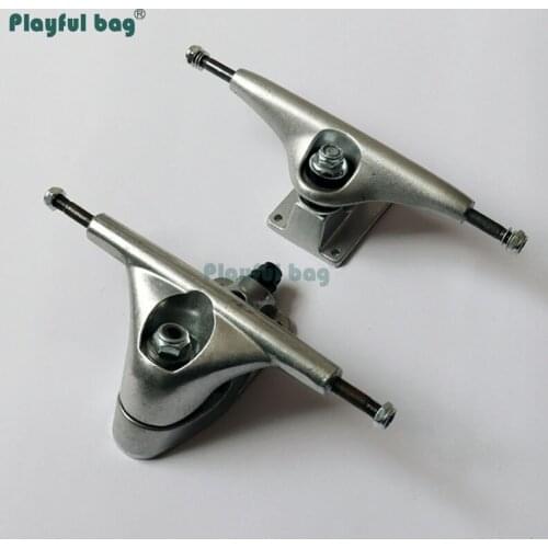 Playful Bag 2pcs CXS4 7 skateboard trucks Aluminum Alloy 6.25'' Land surfing skateboard trucks Longboard bracket AMA43