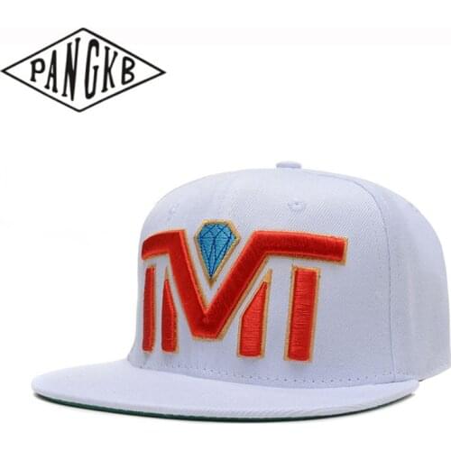 PANGKB Brand Diamond CAP white adjustable snapback hat Headwear outdoor casual for men women adult hip hop sun baseball cap