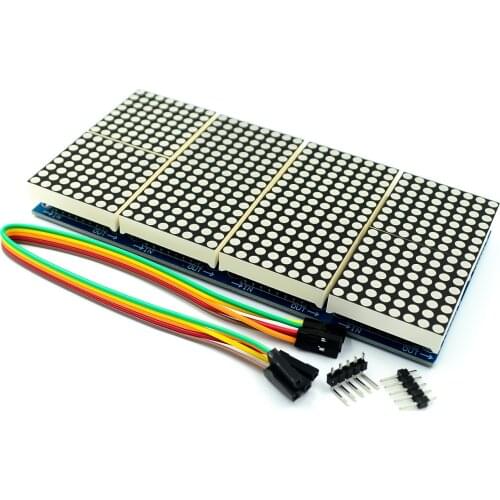 MAX7219 dot matrix module 8 dot matrix 2*4 display module MCU control driver module