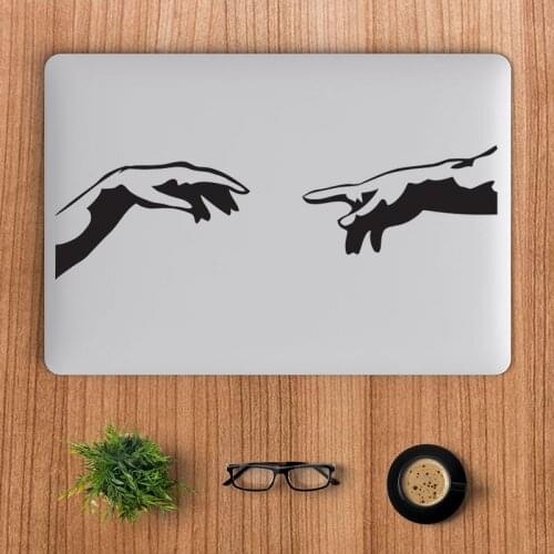 Michelangelo Adam Hands Laptop Sticker for Macbook Pro 16" Air Retina 11 12 13 15 Inch Mac Book Skin Notebook Decal Autocollant