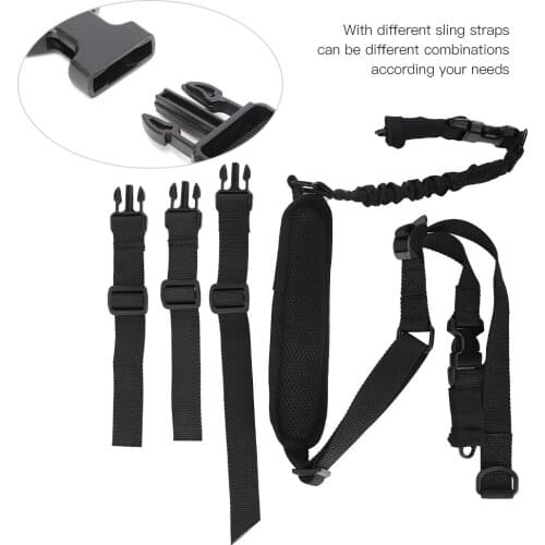 Outdoor Sport Multifunction Two Point Sling Tactics Lanyard Task Safe Ropes Gun Rope Shooting Hunting Accessories Shoulder Pad