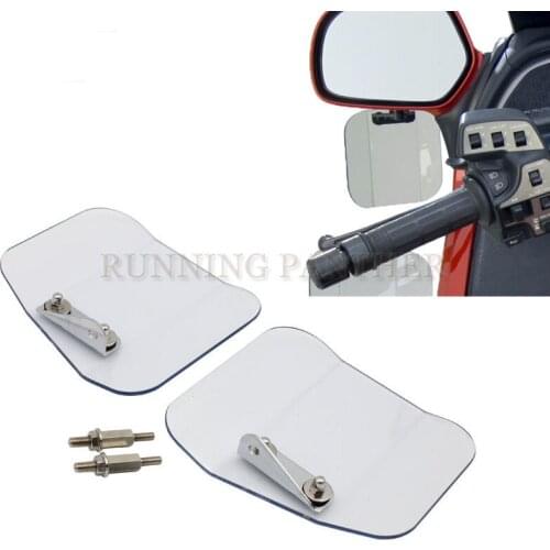 Clear Black National Cycle Wing Deflector Mirror Light Tint for Honda GL1800 2001-2016 F6B 2013-2016