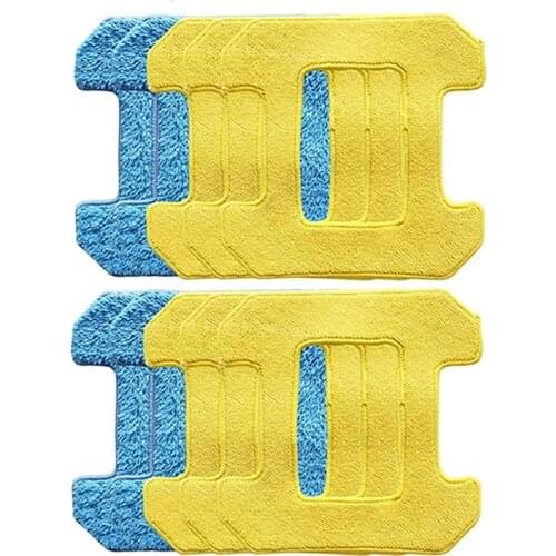 10Pcs Rubbing Mop Pads for Hobot 298 Window Cleaning Robot Accessories Rag Microfiber Material Wet Cleaning+Dry