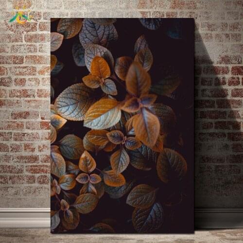 Autumn Leaves Nordic Poster Modern Pop Print Art Wall Painting Poster Vintage Canvas Painting Decoration Pictures For Bedroom