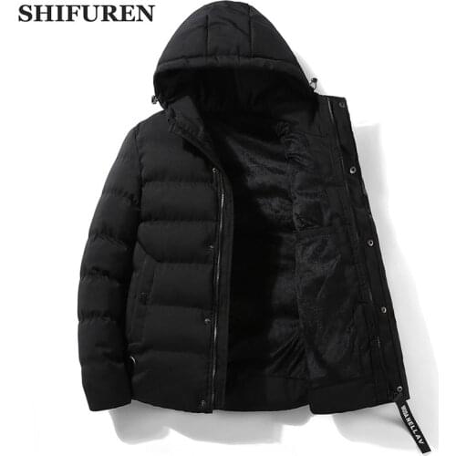 Мужские парки с капюшоном SHIFUREN China At AliExpress