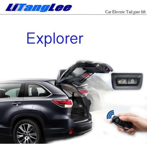 LiTangLee Car Electric Tail Gate Lift Trunk Rear Door Assist System For Ford explorer U502 2011–2019 Original Key Remote Control