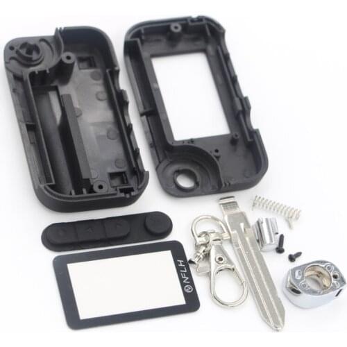 Starline A92 uncut blade fob case cover A94 A95 V63 T94 folding car flip remote + A92 Glass