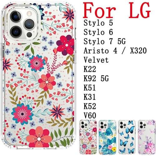 Sunjolly for LG Stylo 6 Case for LG Stylo 5 7 V60 K22 K92 K51 K31 K52 Velvet Aristo 4 Case Phone Cover for LG Velvet coque