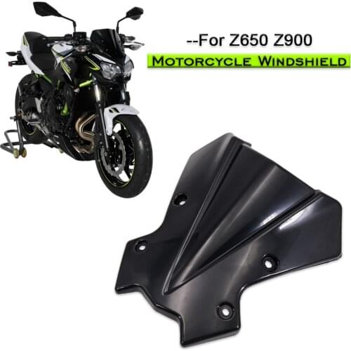 Z900 Windshield For KAWASAKI Z 900 Z 650 Z900 Z650 2020 Motorcycle Windshield Windscreen Air Wind Deflector Kit