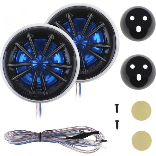 2pcs 150W DC12V YH-66 Car Horn Dome Tweeter Super Power Audio Loudspeaker Loud Speaker Car Stereo Treble Tweeters Speakers