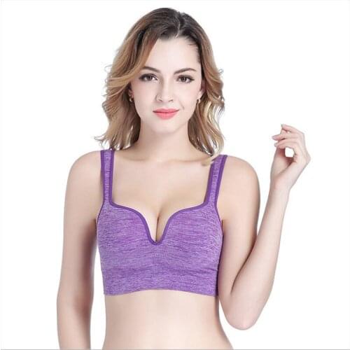 Spring Sports Bra Women Breathable comfortable Fitness Bust Bra Push Up Seamless Cotton Tops Daily Underwear Bra Underclothes