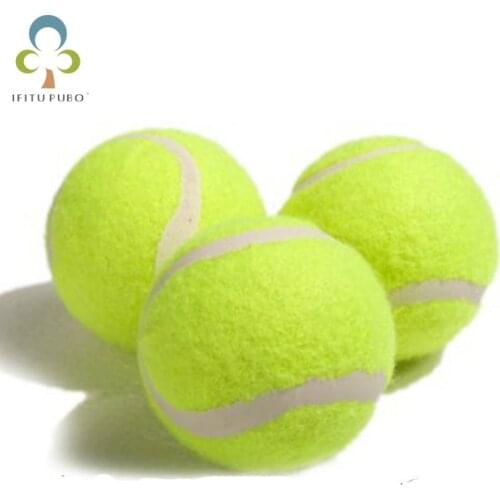 1Pc 6.3cm Tennis Balls For Beginner or Dog Trainning Outdoor Fun Sport Pet Toys Tennis Ball GYH