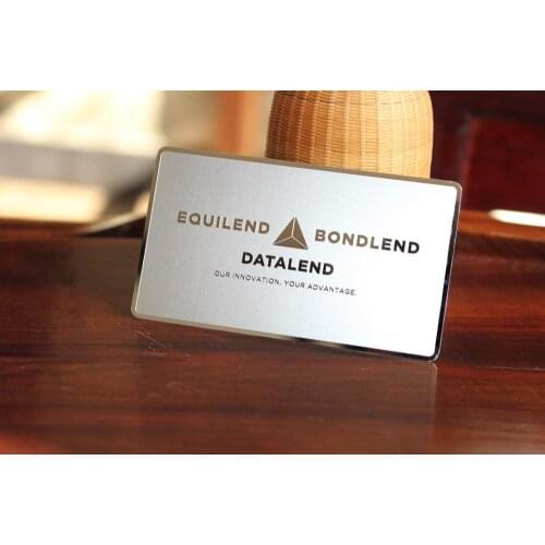 100pcs/lot)New Fashion Mirror Surface Stainless Steel Metal Business Card