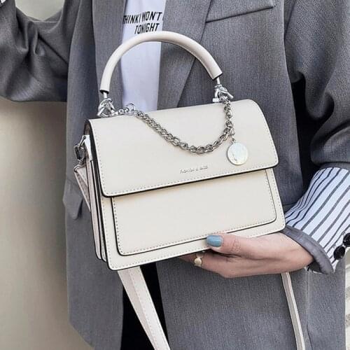 2021 Women Brief Flap bags PU Leather ladies Handbags Small Female Shoulder Bags Fashion Chain tassel Messenger Bags bolsa