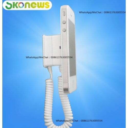 50 pcs Mobile Anti-theft Safety Lanyard Spring Coiled Security Wire Rope For Protect Cellphone