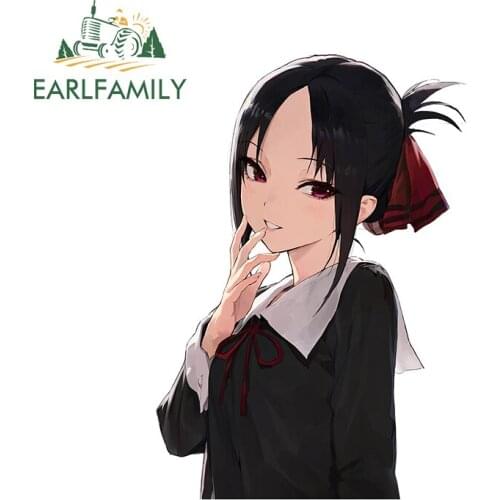 EARLFAMILY 13cm x 9.1cm for Girl Anime Car Sticker Refrigerator Waterproof Graffiti Decal Windows Scratch-Proof Vinyl Car Wrap