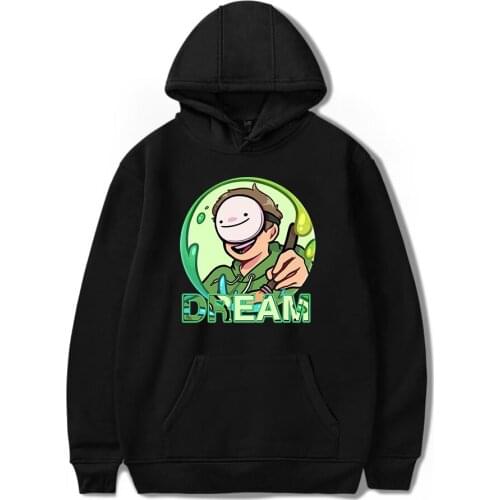 Dreamwastaken Hoodies Sweatshirt Men Women Fashion Pullovers Autumn Kids Long Sleeve Fashion Boys Girls Black Casual Streetwear