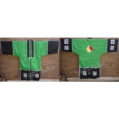 UNISEX Taoism robeclothing Taoist tai chi suits martial arts gown green