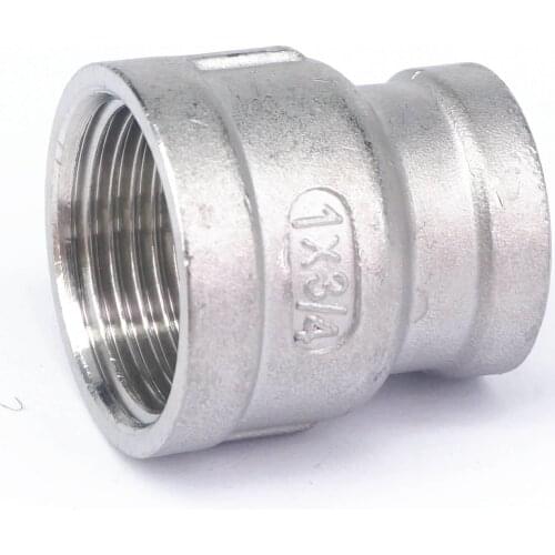 3/4" BSP to 1" BSP Female Thread 304 Stainless Steeel Concentric Reducer Connector Pipe Fitting water air oil